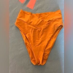 Aerie crossover high cut cheeky bikini bottom